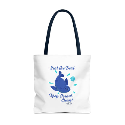 Seal White Tote Bag!