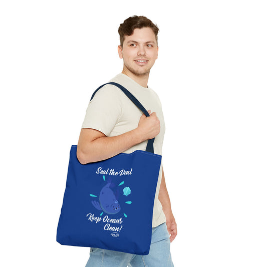 Seal Navy Tote Bag!