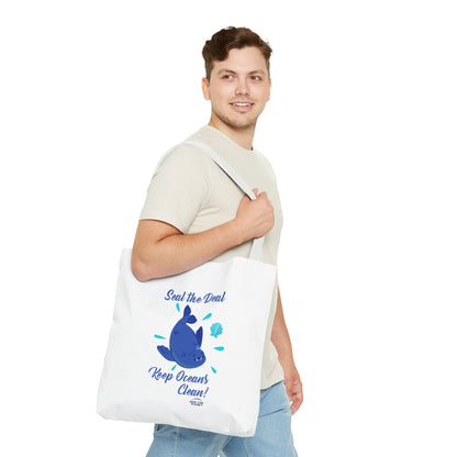 Seal White Tote Bag!